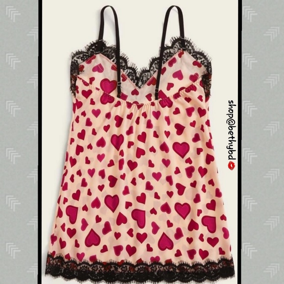 LAST 1! Heartbreaker Cami lacie lingerie babydoll - Picture 2 of 5
